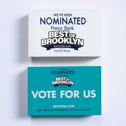 we've been nominated cards